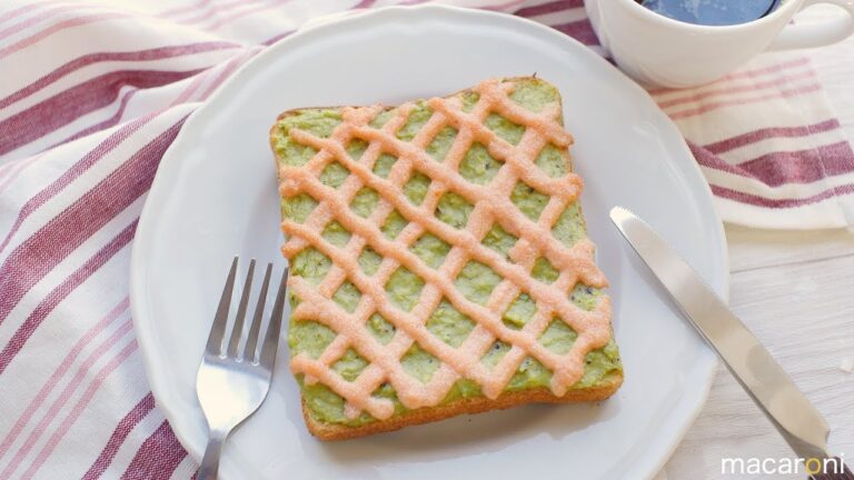 チェックのキュートな朝ごパン！ 明太 アボカド トースト のレシピ 作り方