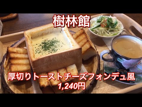 樹林館『厚切りトーストチーズフォンデュ風 コーヒー&サラダ付 1,240円』
