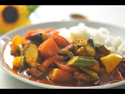 おかわり100％！スタミナ夏野菜カレー🍛 ~ summer vegetable curry【料理レシピはParty Kitchen🎉】