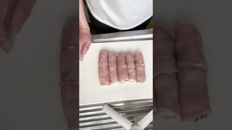 お弁当にもつまみにも最高😋【肉巻きちくわ】#Shorts #ひめりんご