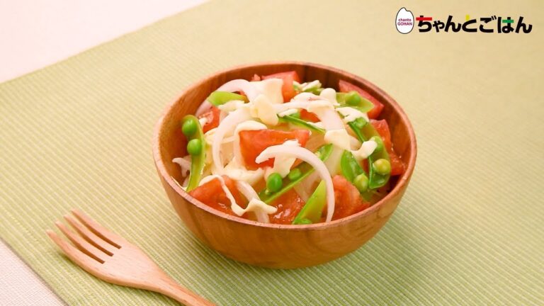 【動画レシピ】春野菜のチーズソースサラダ