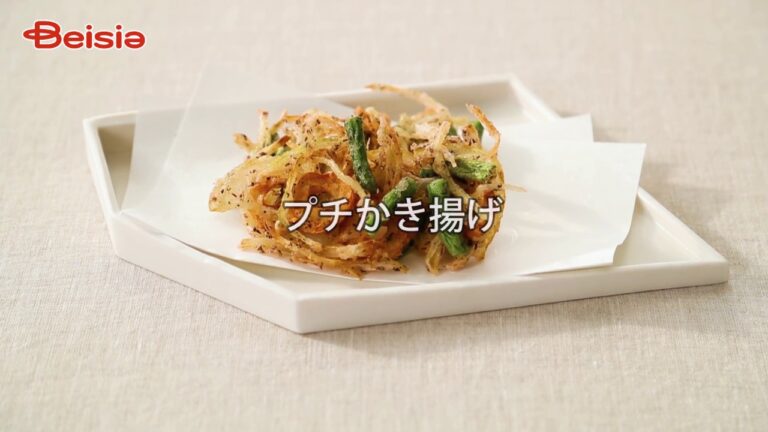 春のかんたんレシピ　プチかき揚げ