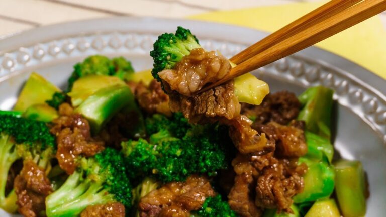 牛肉とブロッコリーのオイスター炒め