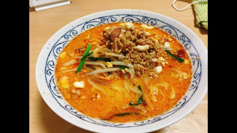 初心者でも簡単！本格 干しエビ担々麺