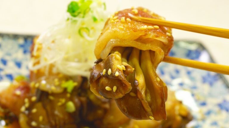 きのこたっぷり！まいたけ肉巻き