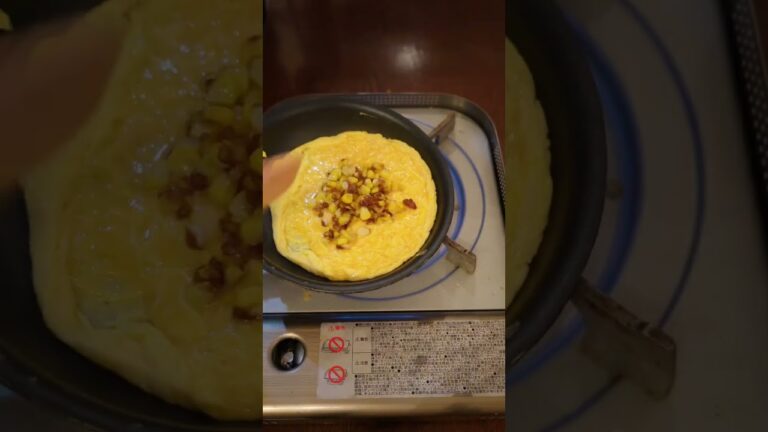 🌽🌽🌽Corn omelet🥚　#shorts