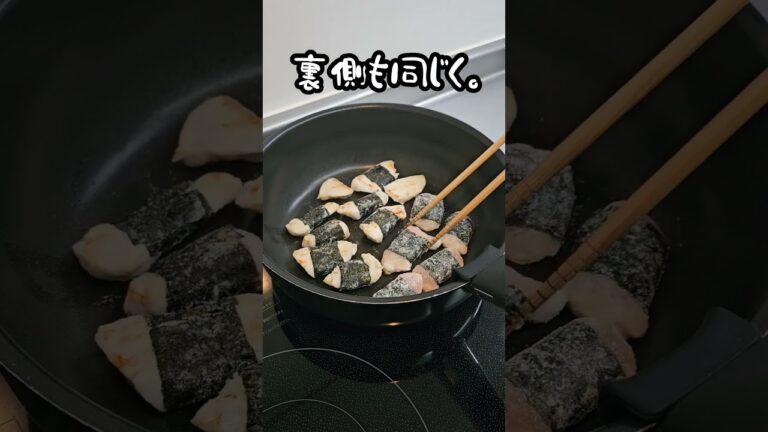 【お弁当作り】専業主婦が作る旦那弁当～鶏むね肉の海苔照り焼きとレンジベーコンエッグ編～　#shorts