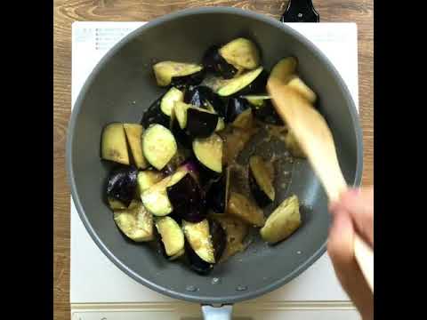 【おやさい350】なすのごま味噌炒め