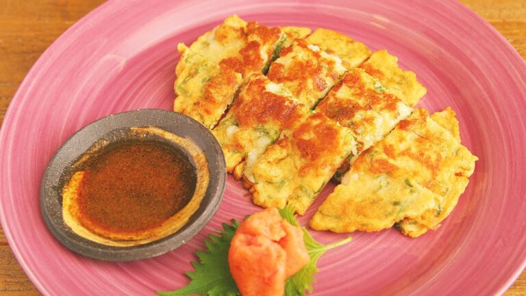 明太もちチーズチヂミ