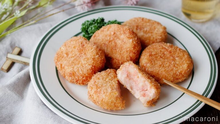 【じゃがバター明太コロッケ】クリーミーでやみつき！間違いない組み合わせの絶品おかず♪