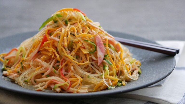「まるめし」冷蔵庫にあると嬉しいもう一品!春雨サラダ | Harusame (Japanese Vermicelli) Salad