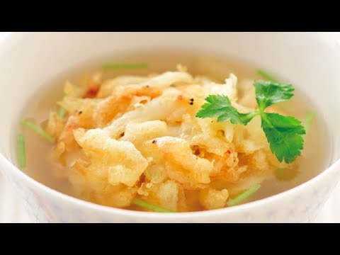 新たまねぎと桜えびのかき揚げ入りとろみ汁の作り方│日本自然発酵レシピ