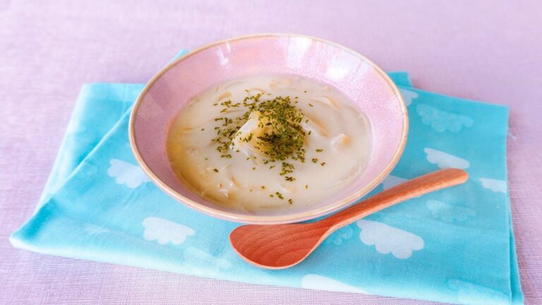 新玉ねぎのチーズクリームスープ【N'sKITCHEN】