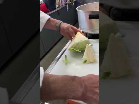 回鍋肉 キャベツの切り方