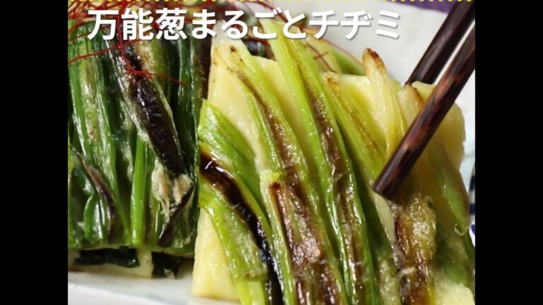 カリッと香ばしい簡単チヂミ 万能葱まるごとチヂミ ｜ moguna[モグナ]