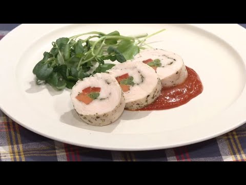 彩りチキンロール