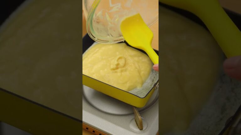 【切り餅で作る】まるでもちもちフレンチトーストの作り方 #Shorts
