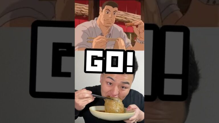 【早食い勝負】千尋のお父さんと勝負してみた結果…