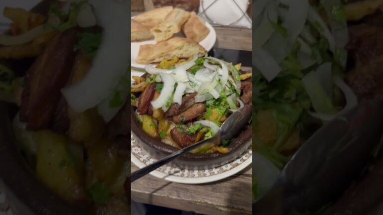 ジョージア料理を食べました。トビリシ編②老舗 マプシャリアにて　　#georgia #tbilisi #トビリシ#ジョージア