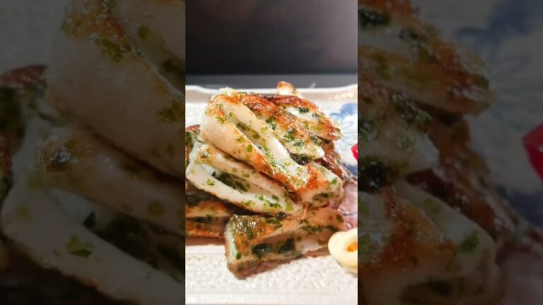 簡単フライパンでちくわの磯辺揚げの作り方! #shorts