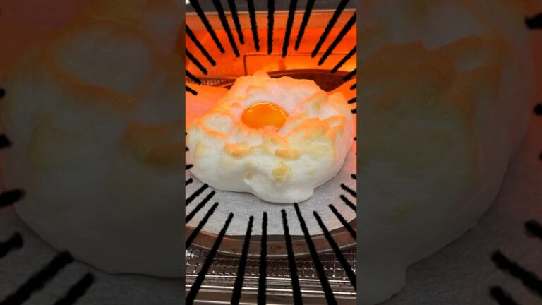 エッグインクラウドトースト【休日朝ごはん】#キチスケ #食パンレシピ #たまご