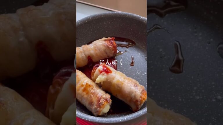 韓国風おつまみ【ちくわ×チーズ×豚ば】