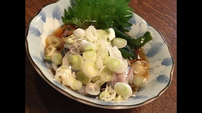 「ヒコイワシねぎポン酢」作り方