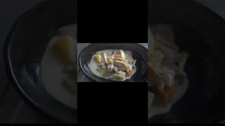 鮭ときのこのクリームシチュー