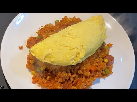 【料理・グルメ】子供のお昼ご飯に　ふわトロたまごのオムライスに挑戦