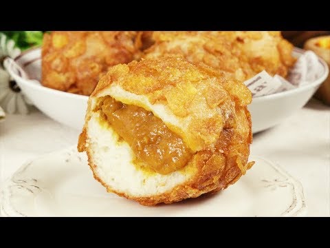 【でっかくなっちゃった！👂】製氷機でミニカレーパン🍛