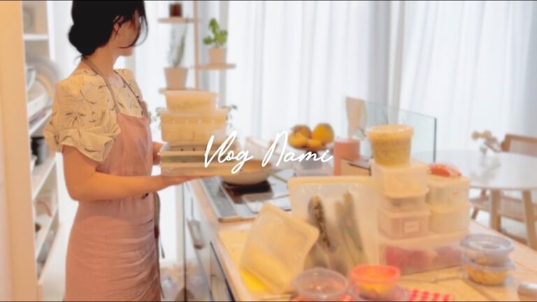 【丸ごと野菜冷凍】平日に包丁を使わない|冷凍ストックを使った一人暮らしの1週間の夜ごはん｜Frozen Meal Prep Living Alone in Japan VLOG