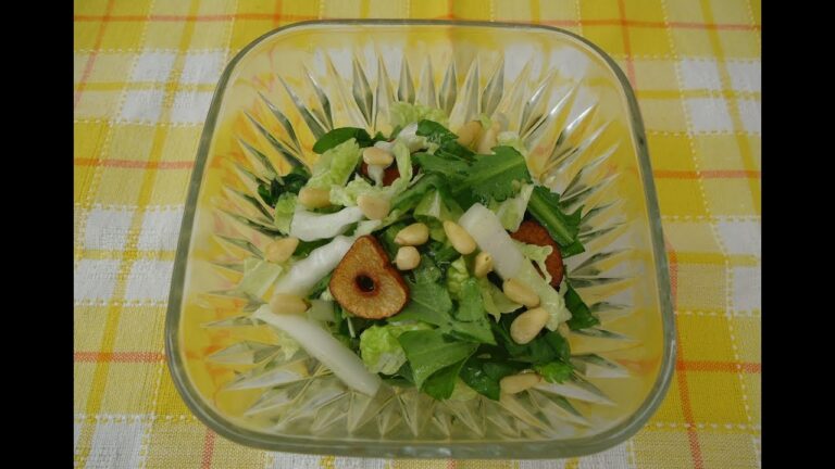 【季節の野菜レシピ〔冬野菜〕】『白菜と春菊のぺペロンサラダ』
