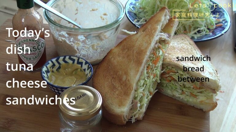 【ツナサンド】休日の朝に食べたい、最高のサンドウィッチの作り方