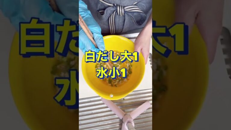 白だしで激うま😋【ちくわ入り厚焼き玉子】#Shorts #ひめりんご