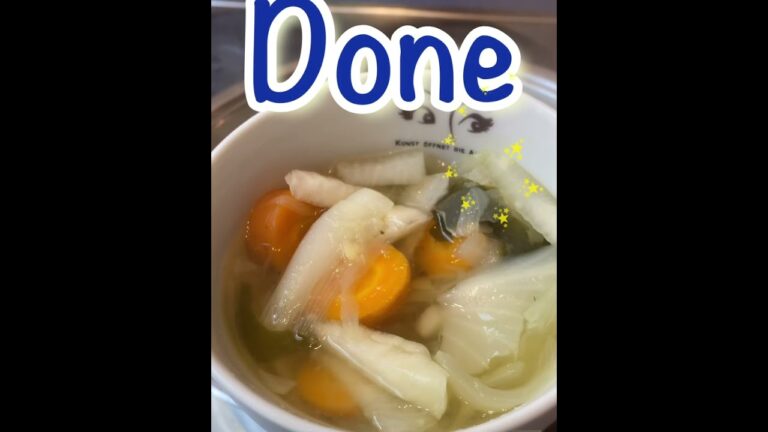 【風邪予防】生姜入り野菜スープ🥬