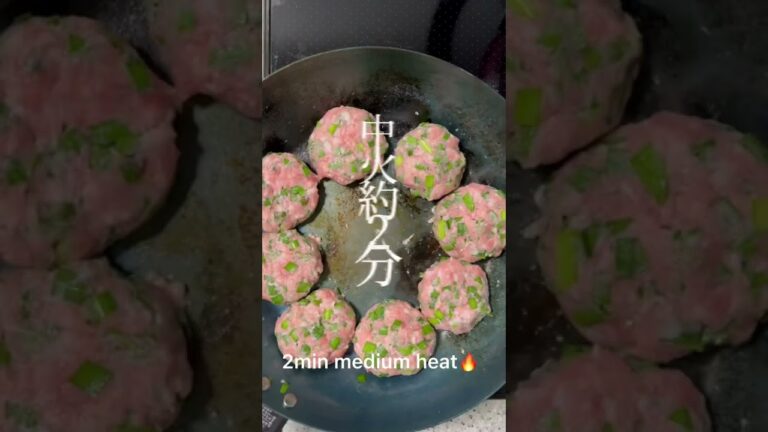 子どもたちが寄ってくる味噌マヨつくね　#ワンパンレシピ #簡単料理レシピ