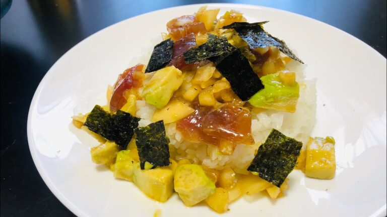 【お家で簡単ハワイアン料理】アヒポキ丼を作ろう！