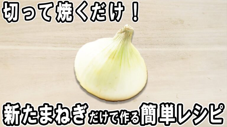 新玉ねぎの簡単レシピ【新玉ねぎの照り焼き】ご飯と相性抜群！箸が止まらない絶品おかずの作り方/新玉ねぎレシピ/作り置きおかず/お弁当おかず【あさごはんチャンネル】