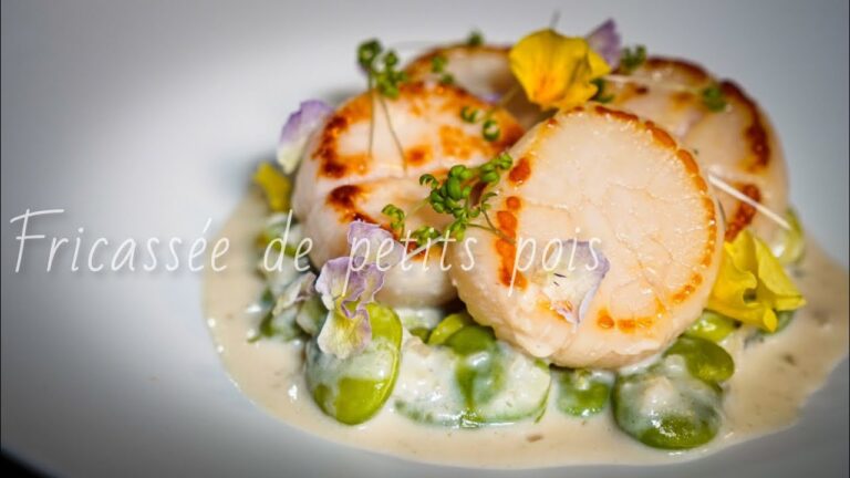 【シェフの野菜料理】豆好きが唸る春豆の軽い煮込みとホタテ