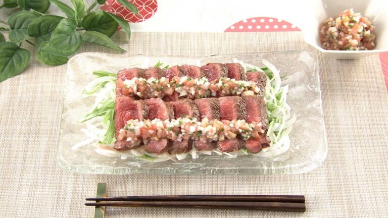 【DAIGOも台所】牛肉のさっぱりたたき｜スタミナ飯で夏を乗り越えよう！