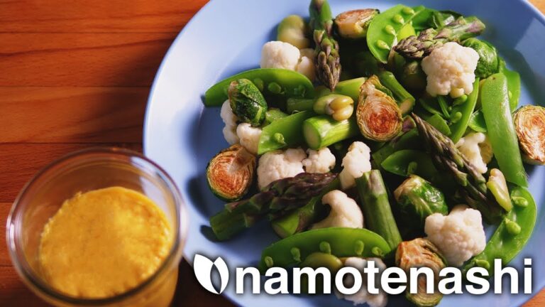 濃厚オランデーズソースで食べる春野菜のサラダ/【デパ地下 レシピ】