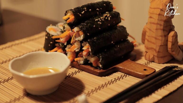 麻薬と呼ばれるキンパとソースの組み合わせ