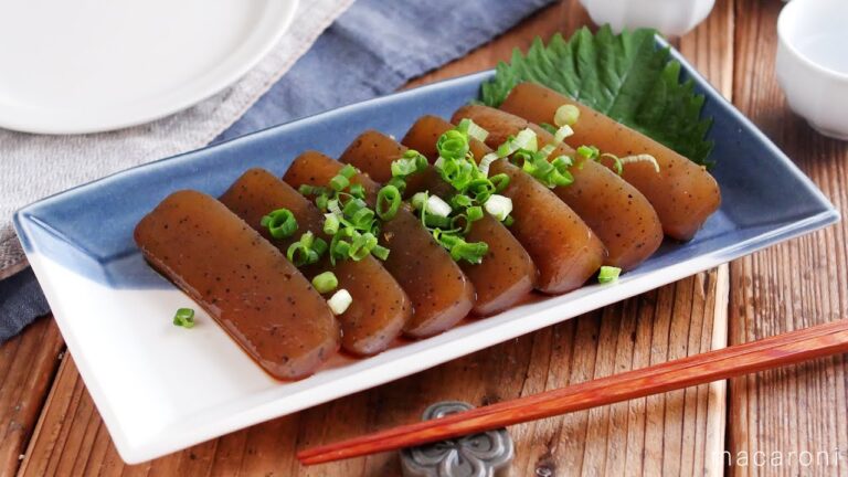 【こんにゃくの醤油漬け】漬けるだけ簡単おつまみ！柚子胡椒でお酒のすすむ味わいに♪｜macaroni（マカロニ）