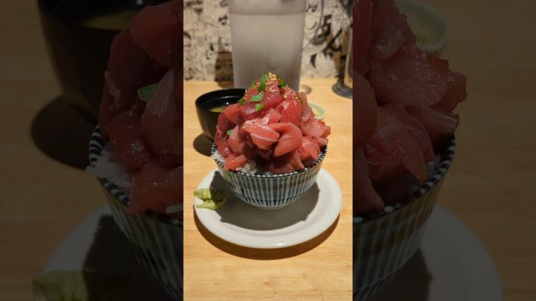 BASE 358 てんこ盛りまぐろの1000円ポッキリ『鬼鉄火丼』でランチ 京都・四条烏丸 #京都ランチ