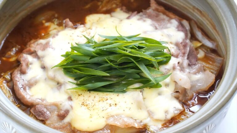 【とろ〜りチーズの豚白菜鍋】みそ味の絶品鍋レシピ！うますぎた。