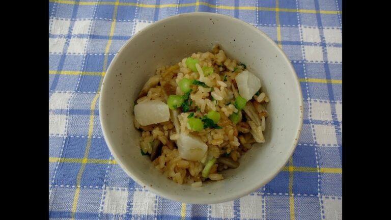 【季節の野菜レシピ〔冬野菜〕】『かぶと生姜のおこわ』