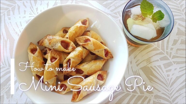 Easy! Mini Sausage Pie♪ / 簡単！冷凍パイシートでミニソーセージパイ♪