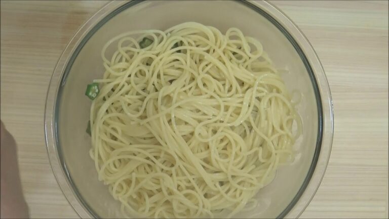 1811_冷凍オクラとツナの和風スパゲッティ
