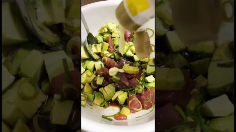 ダイエットの味方！マグロ韓国風ユッケが美味しすぎた件　#shorts