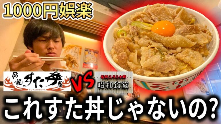 【上位互換】すた丼に激似の店が本家よりコスパ良いらしいので調査入ります
